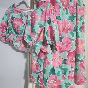 2 piece shirt and skirt